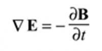 Формула – закон Фарадея о магнитной индукции