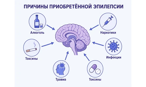 Приобретенная эпилепсия часто вызывается вредными привычками Причины приобретенной эпилепсии вредные привычки