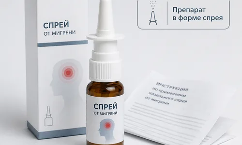 Спрей для носа от боли мигрени Суматриптан спрей для носа от мигрени