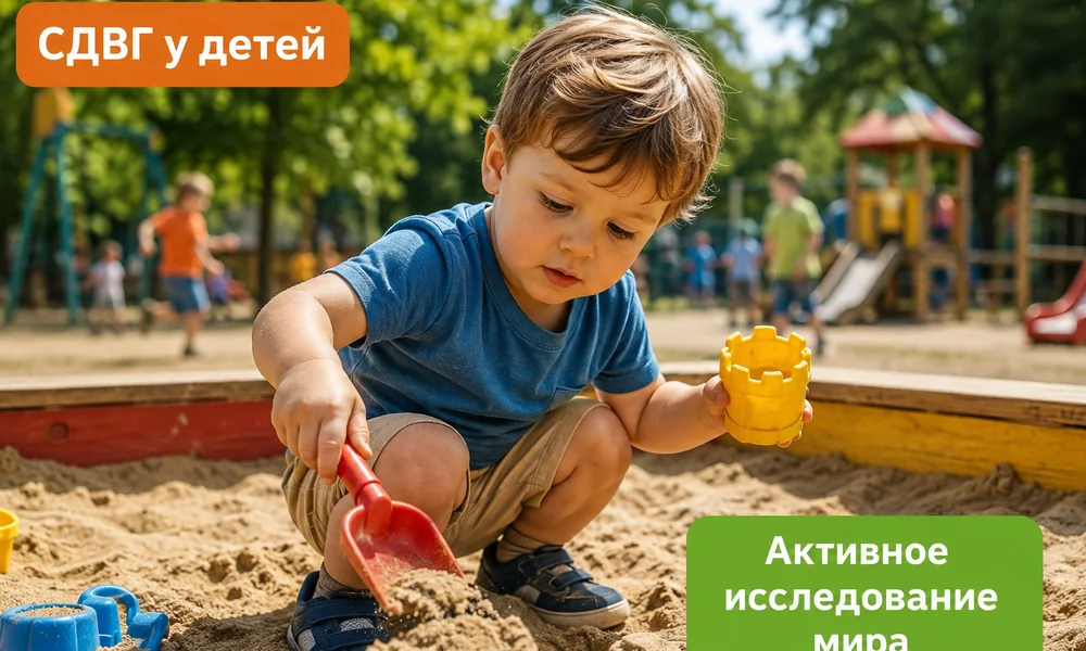 СДВГ симптомы у детей 2 лет