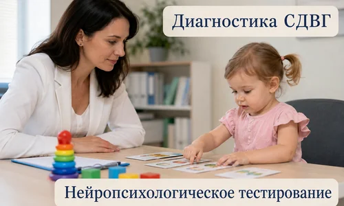 Диагностика СДВГ требует консультации психолога Диагностика и лечение симптомов СДВГ у детей 2 лет