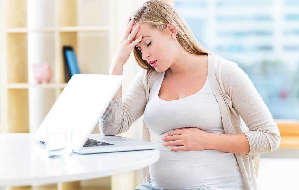 Беременная женщина с приступом ВСД