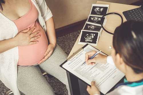 Обследование беременной с УЗИ
