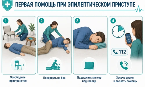 Первая помощь, если приступ эпилепсии начался Этапы помощи при приступе эпилепсии