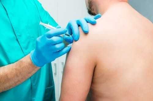 Процедура блокады при воспалении плечевого нерва