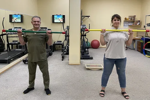 Ударно-волновая терапия и ЛФК (лечебная физкультура)