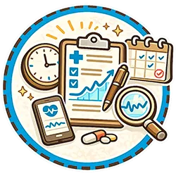 Иконка ежедневный контроль динамики