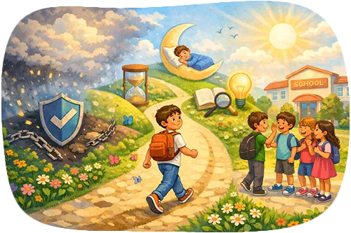 При лечении тиков у детей комплексная терапия позволит ребёнку