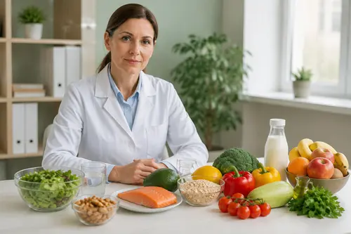 Набор здоровых продуктов при ВСД