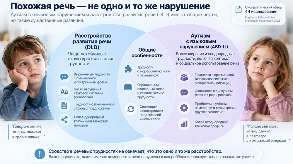 Что показал обзор 44 исследований об аутизме и расстройстве развития речи у детей