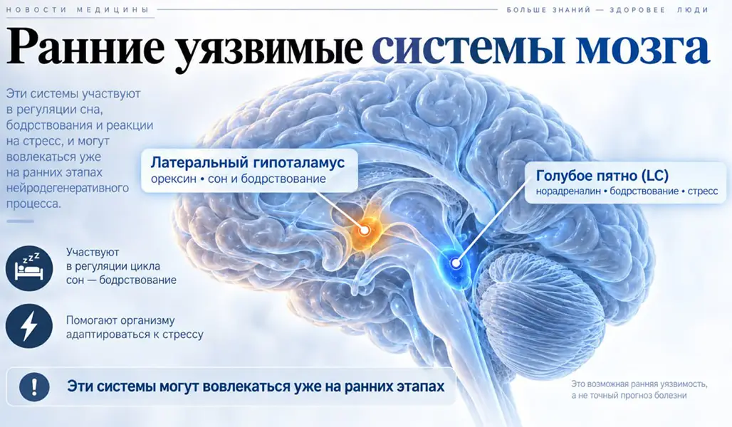 Почему учёные изучают центры сна и бодрствования и связь сна и стресса с болезнью Альцгеймера